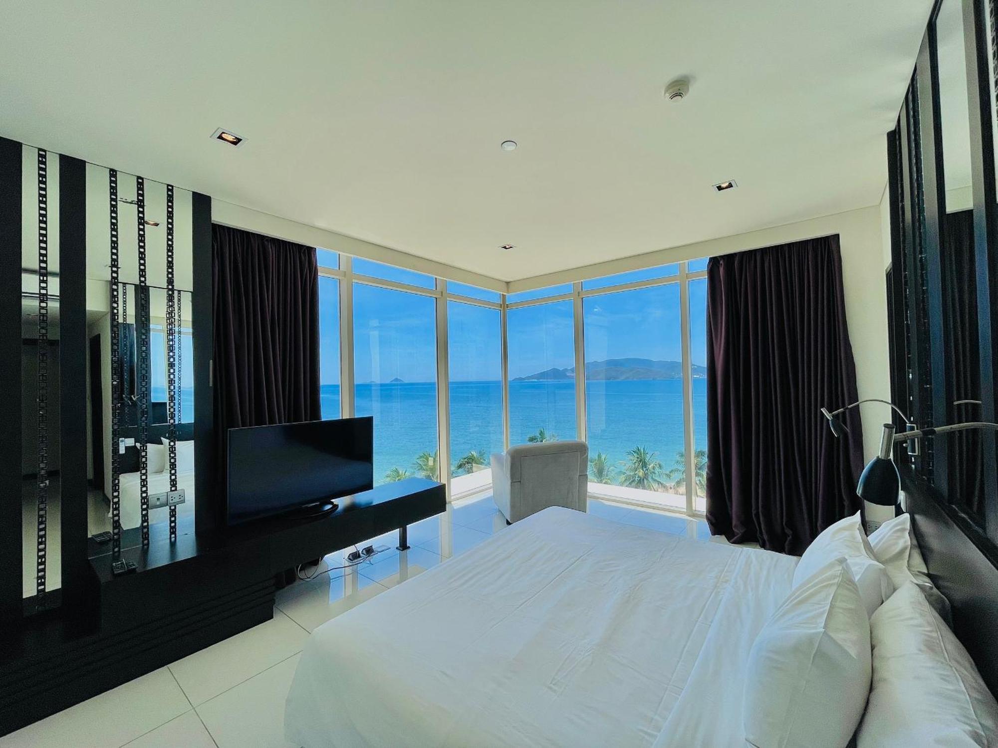 The Sea Luxury Nha Trang Apartment Bagian luar foto
